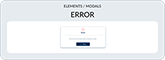 Element - Modal Error
