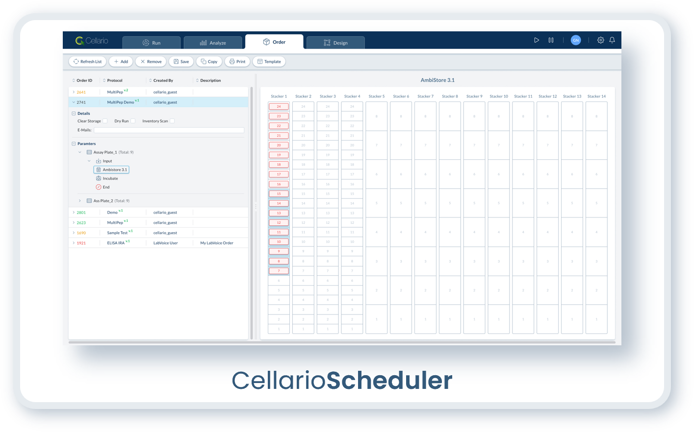 CellarioScheduler