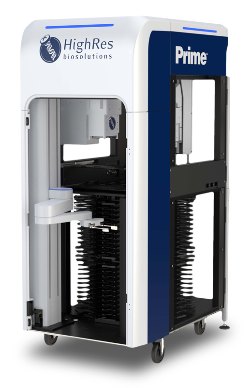 Prime liquid handler - front view