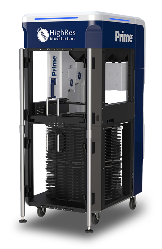 Prime liquid handler - back view