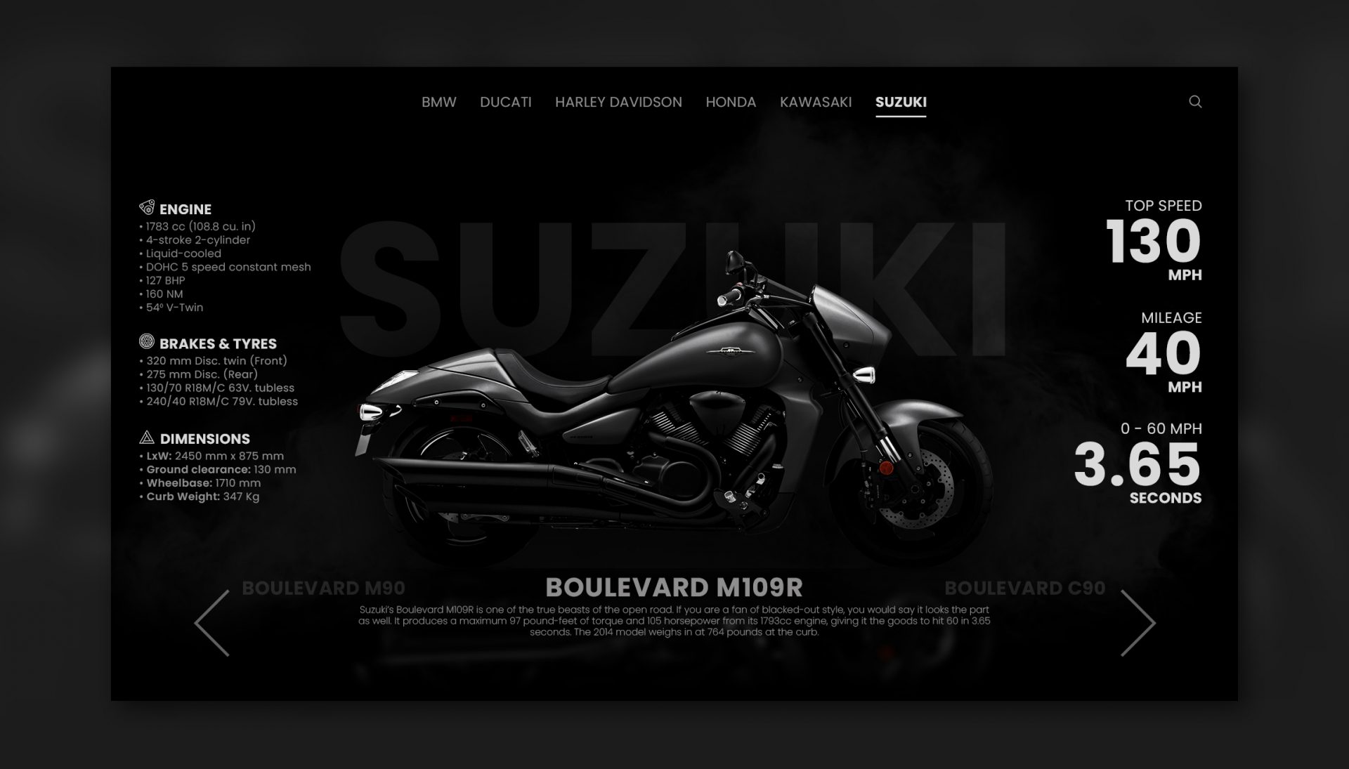 Motorcycle Website